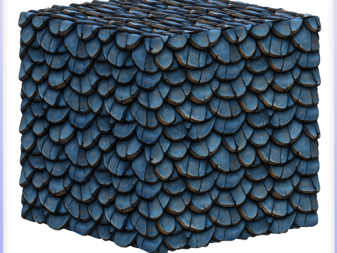 Stylized Roof Seamless Texture CG टेक्स्चर्स