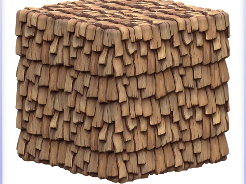 Stylized Roof Seamless Texture CG Textures