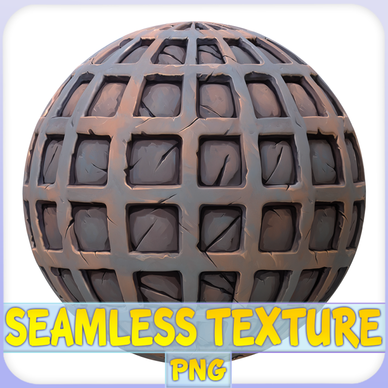 Stylized Rusty Metal Grid Texture CG Textures .c4d .max .obj .3ds .fbx .stl .blend 