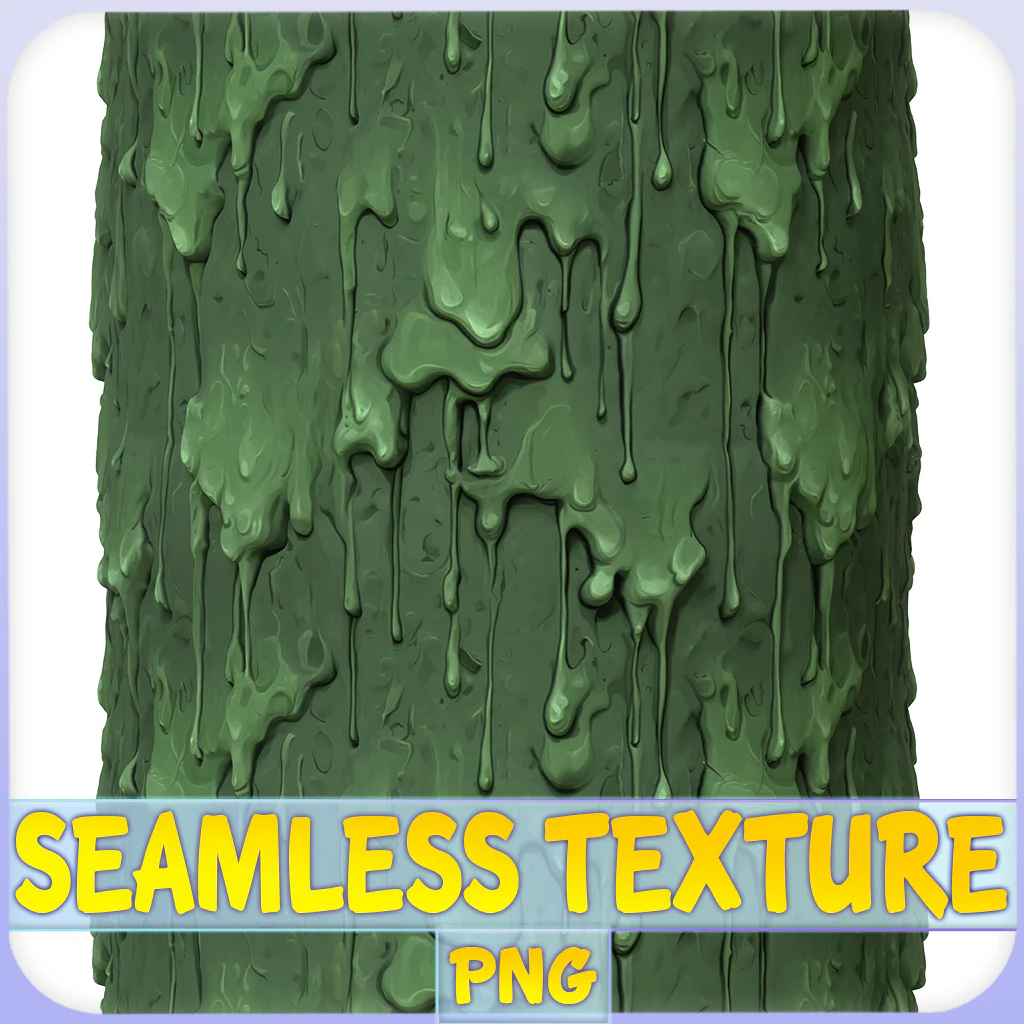 Stylized Slime Seamless Texture CG Textures .c4d .max .obj .3ds .fbx .stl .blend 