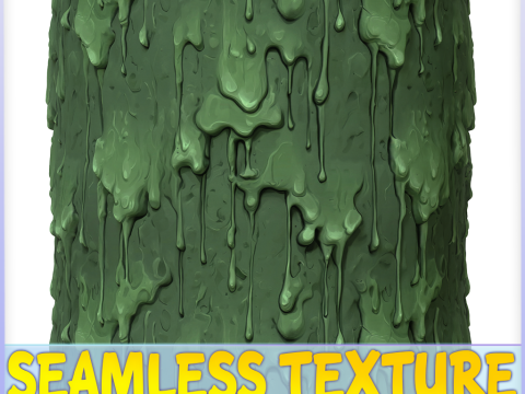 Stylized Slime Seamless Texture CG Текстуры