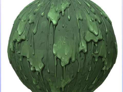 Stylized Slime Seamless Texture CG テクスチャ