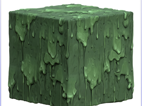 Stylized Slime Seamless Texture CG テクスチャ