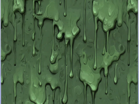 Stylized Slime Seamless Texture CG Textures