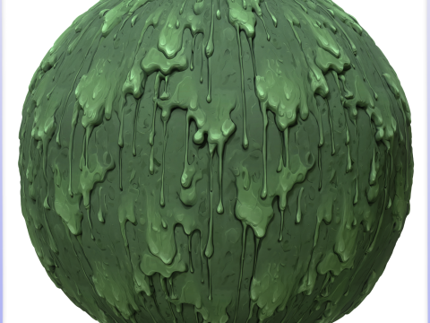 Stylized Slime Seamless Texture CG テクスチャ