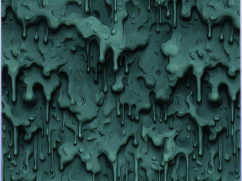Stylized Slime Seamless Texture CG Textures