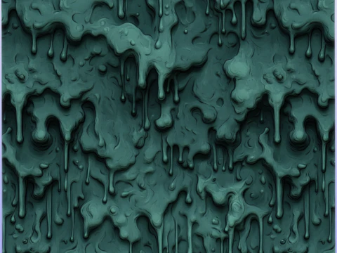 Stylized Slime Seamless Texture CG Textures