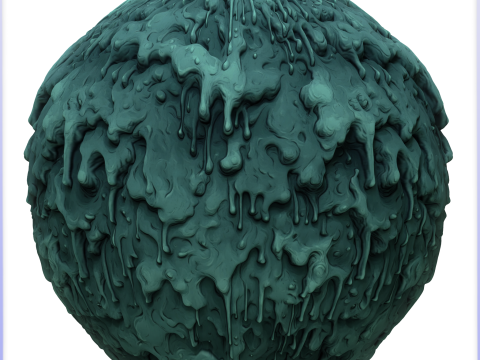 Stylized Slime Seamless Texture CG Textures