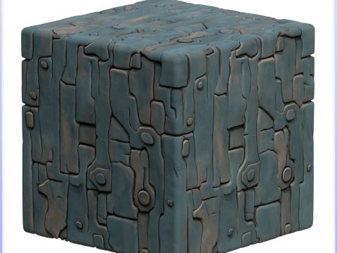 Stylized Stone Seamless Texture CG Текстури