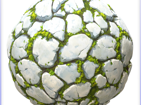Stylized Stone Seamless Texture CG टेक्स्चर्स