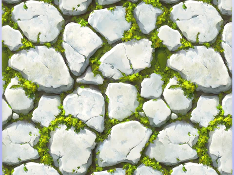 Stylized Stone Seamless Texture CG Textures