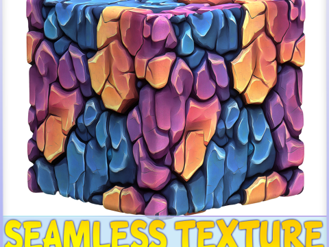 Stylized Stone Seamless Texture Texturas CG