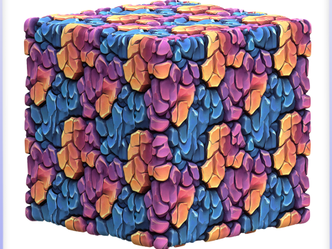 Stylized Stone Seamless Texture CG टेक्स्चर्स