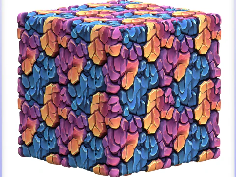Stylized Stone Seamless Texture CG Textures