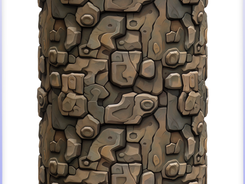 Stylized Stone Seamless Texture CG टेक्स्चर्स