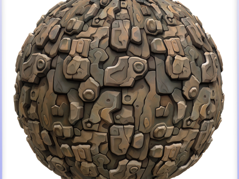 Stylized Stone Seamless Texture CG टेक्स्चर्स