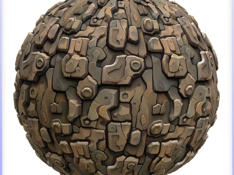 Stylized Stone Seamless Texture CG Textures