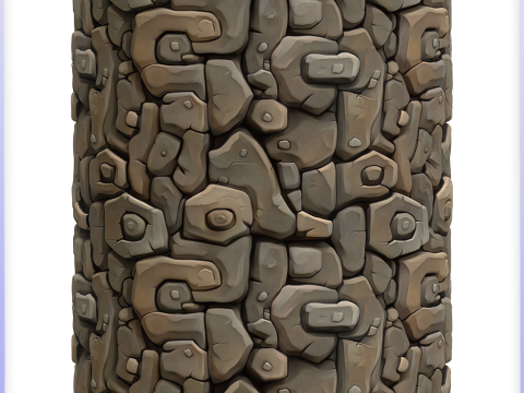 Stylized Stone Seamless Texture CG टेक्स्चर्स