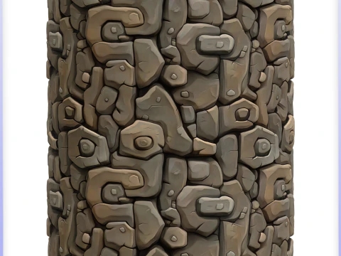Stylized Stone Seamless Texture CG Textures