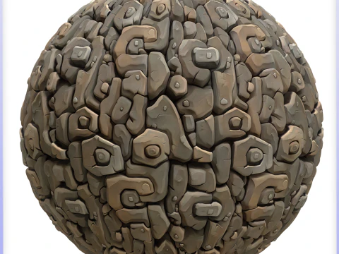 Stylized Stone Seamless Texture CG Textures