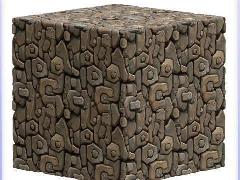 Stylized Stone Seamless Texture CG Textures