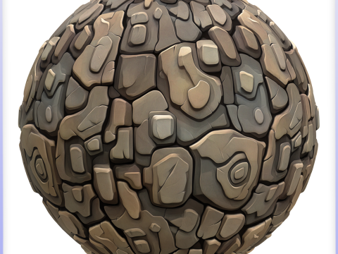 Stylized Stone Seamless Texture CG Textures