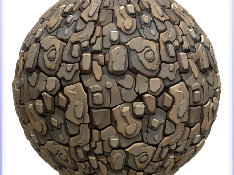 Stylized Stone Seamless Texture CG Textures
