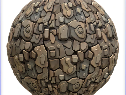 Stylized Stone Seamless Texture CG Textures