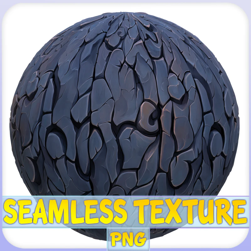 程式化的石头无缝纹理 CG 纹理 .c4d .max .obj .3ds .fbx .stl .blend