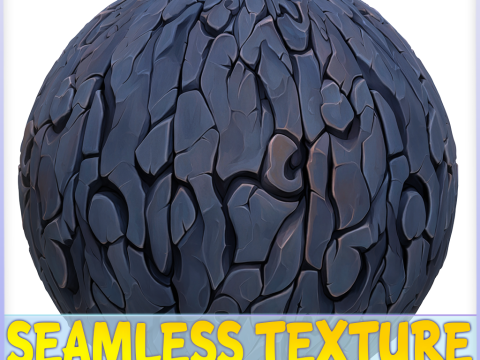 Stylized Stone Seamless Texture CG Tekstury