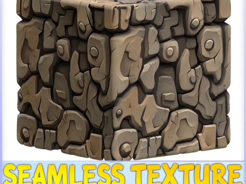 Stylized Stone Seamless Texture Texturas CG
