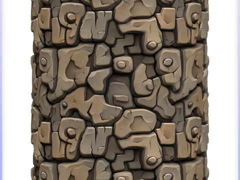 Stylized Stone Seamless Texture CG Textures
