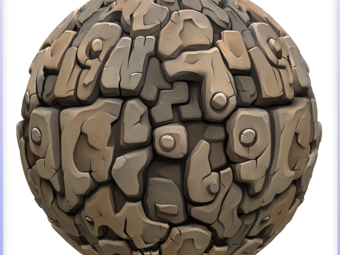 Stylized Stone Seamless Texture CG Текстуры