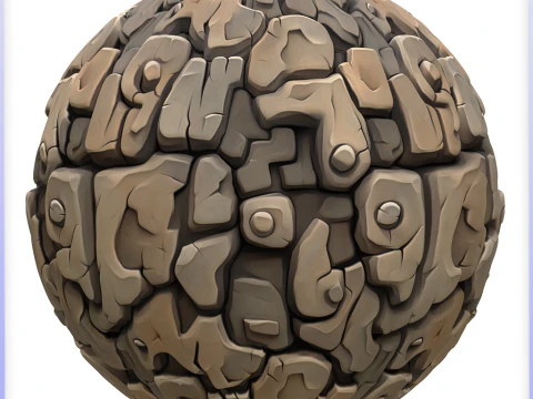 Stylized Stone Seamless Texture CG Textures