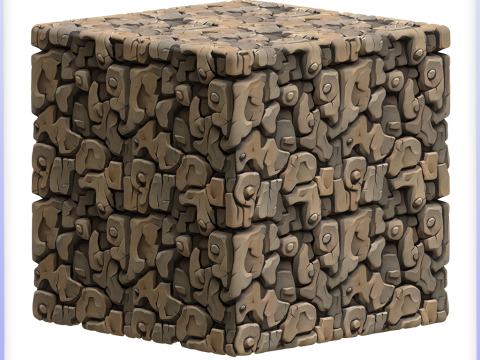 Stylized Stone Seamless Texture CG Текстуры