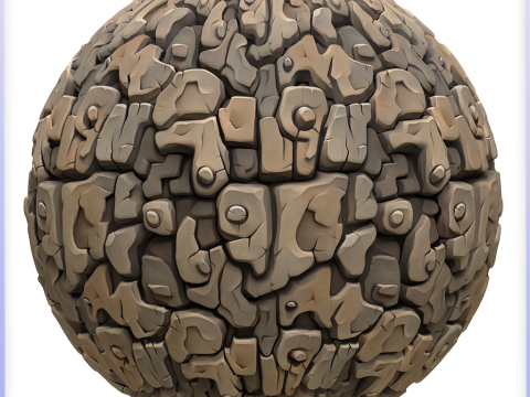 Stylized Stone Seamless Texture CG Текстуры