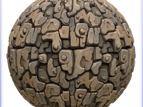 Stylized Stone Seamless Texture CG Textures
