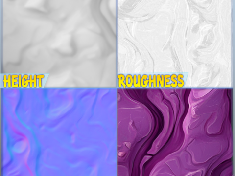 Stylized Stone Seamless Texture Tekstur CG