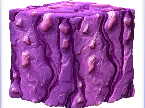 Stylized Stone Seamless Texture Tekstur CG