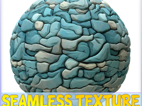 Stylized Stone Seamless Texture Texturas CG