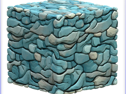 Stylized Stone Seamless Texture CG 纹理