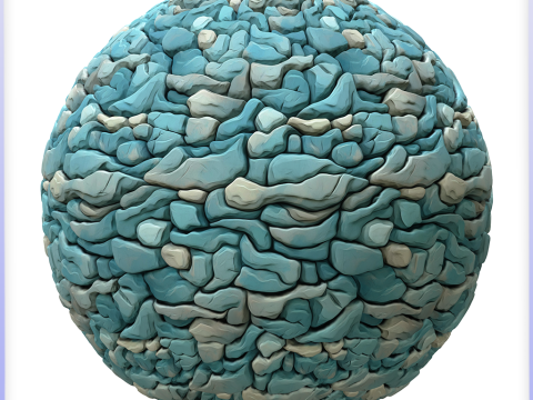 Stylized Stone Seamless Texture CG 纹理