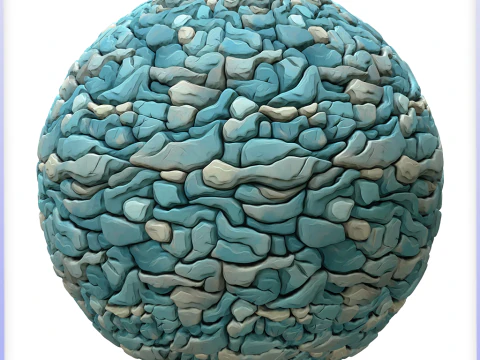 Stylized Stone Seamless Texture CG Textures