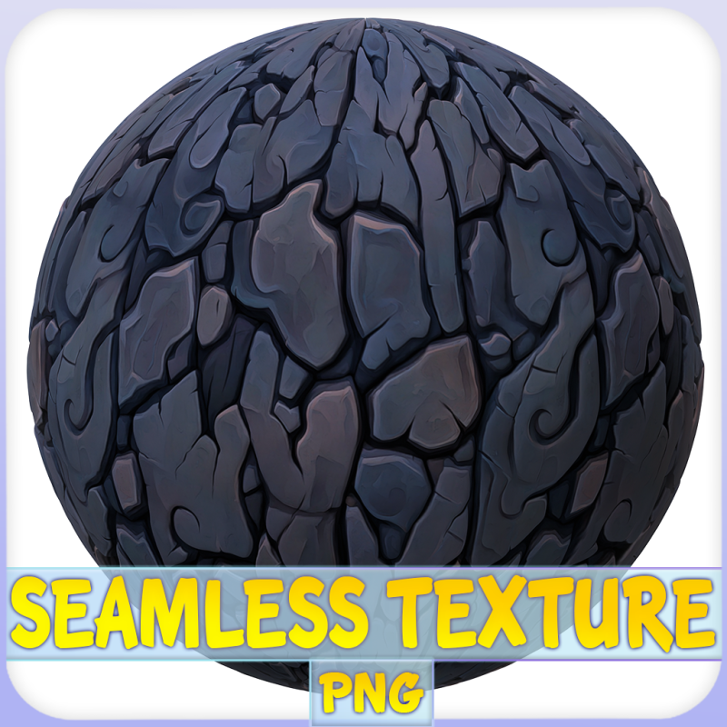Stylized Stone Seamless Texture CG Dokuları .c4d .max .obj .3ds .fbx .stl .blend