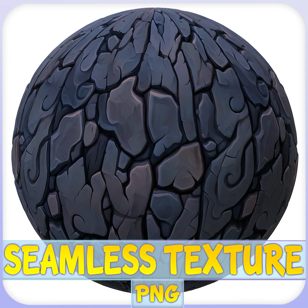 Stylized Stone Seamless Texture CG Textures .c4d .max .obj .3ds .fbx .stl .blend