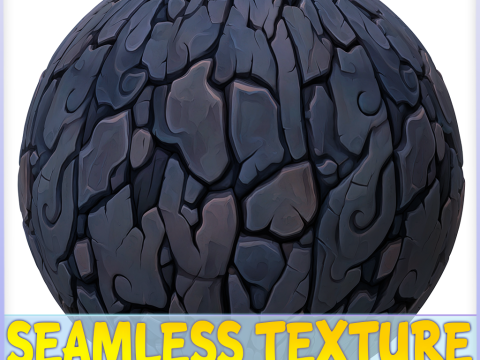 Stylized Stone Seamless Texture Texturas CG