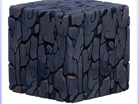 Stylized Stone Seamless Texture CG Textures