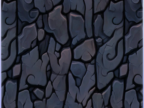 Stylized Stone Seamless Texture CG Textures