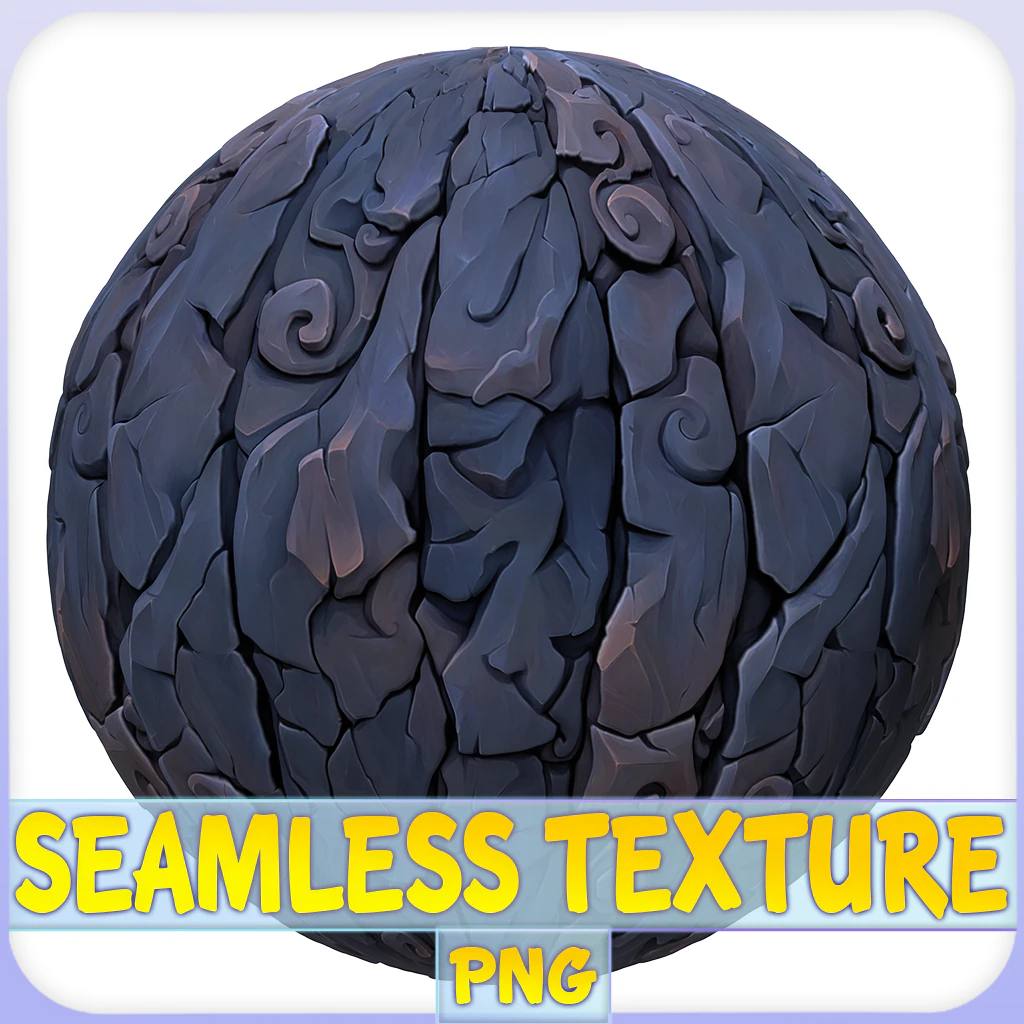 Stylized Stone Seamless Texture CG Textures .c4d .max .obj .3ds .fbx .stl .blend 