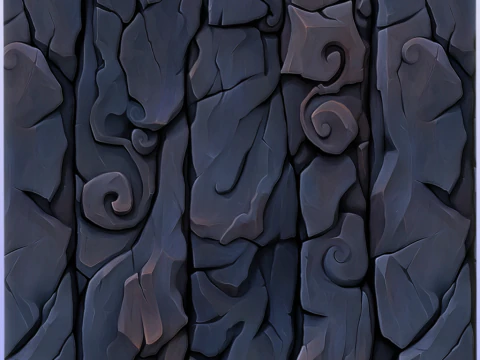 Stylized Stone Seamless Texture CG Textures